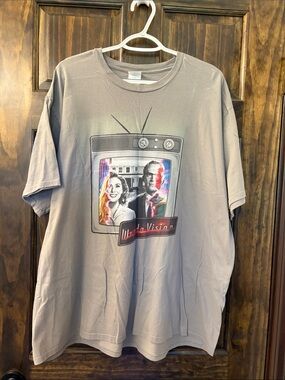 Marvel WandaVision Gray Short Sleeve Graphic Tee